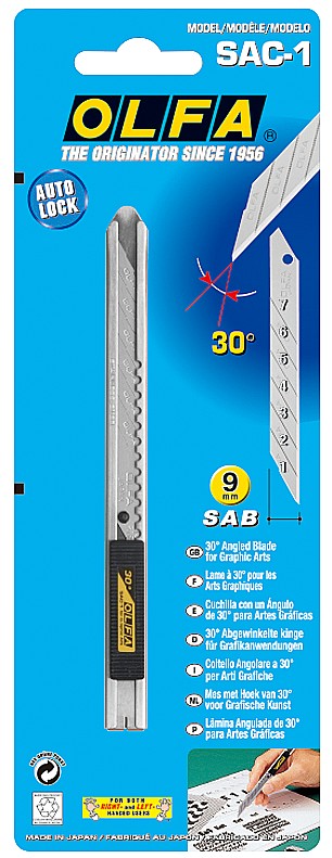 OLFA 9 мм, для графических работ, нож (OL-SAC-1)