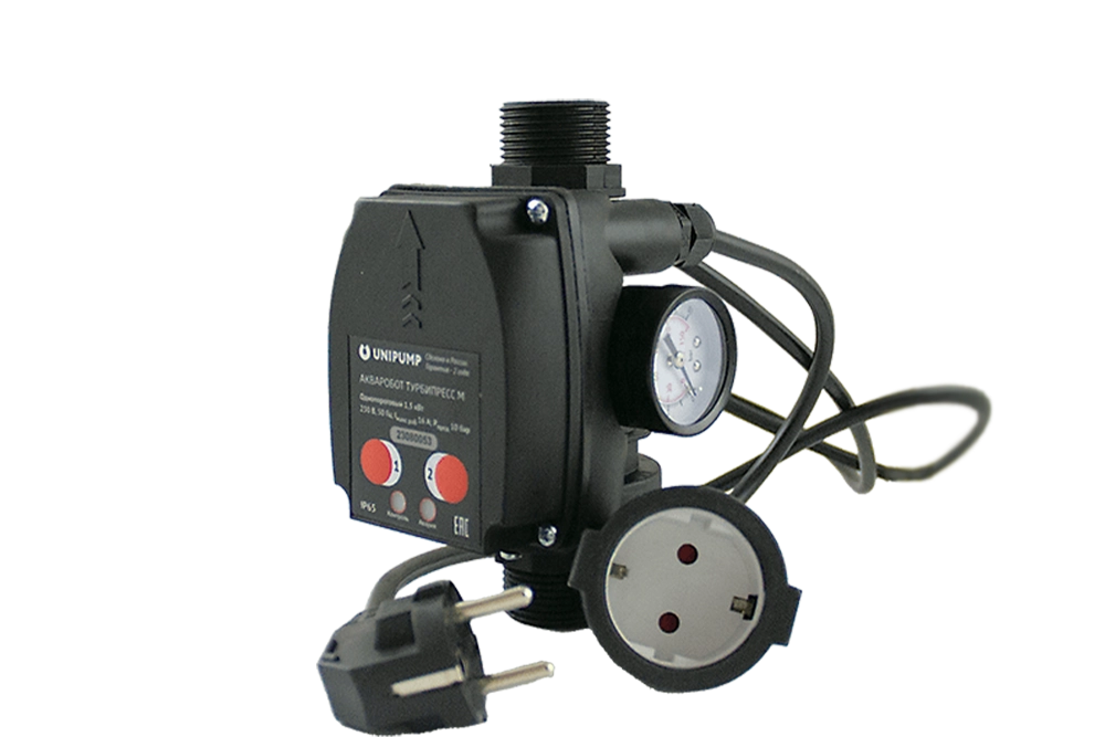 Блок управления насосом ТУРБИПРЕСС М с вилкой и розеткой