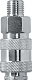 KRAFTOOL 1/4″M - рапид муфта, переходник (06594-1/4)